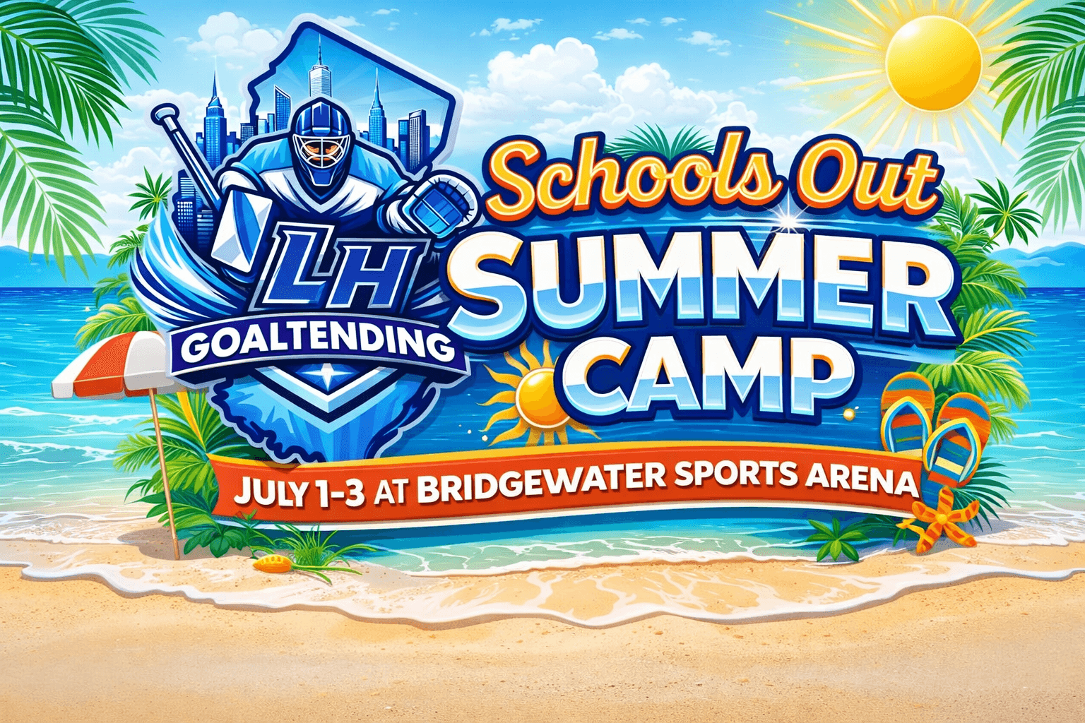 Schools Out Summer Camp — July 1–3 at Bridgewater Sports Arena